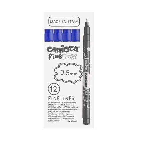 PENNARELLO FINELINER TRATTO CARIOCA 02 - BLU
