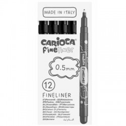 PENNARELLO FINELINER TRATTO CARIOCA 01 - NERO