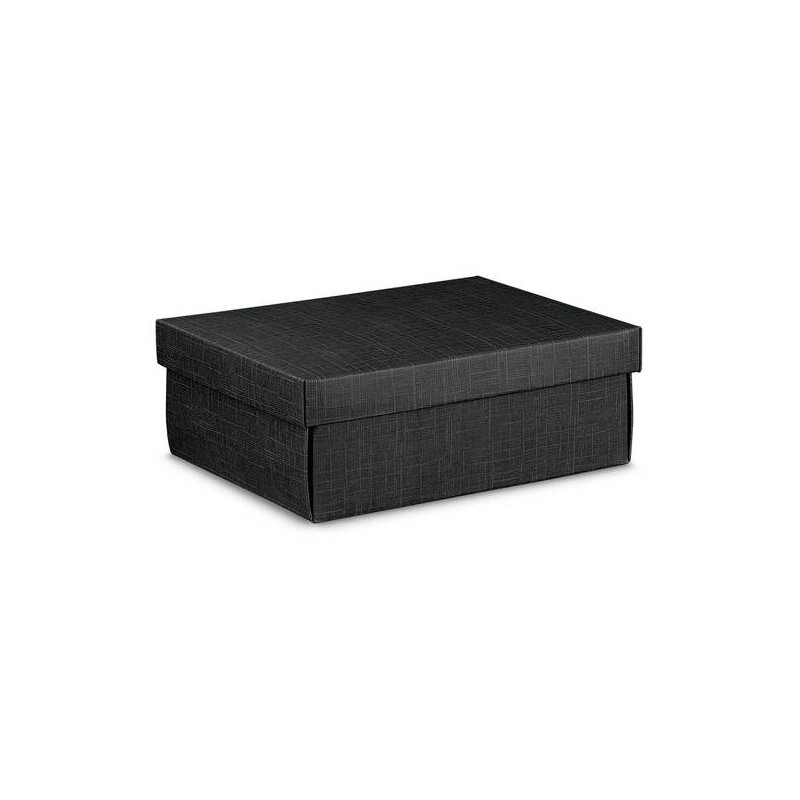 SCATOLA F/COPERCHIO  EASY 45,5x32x15cm SETA NERO