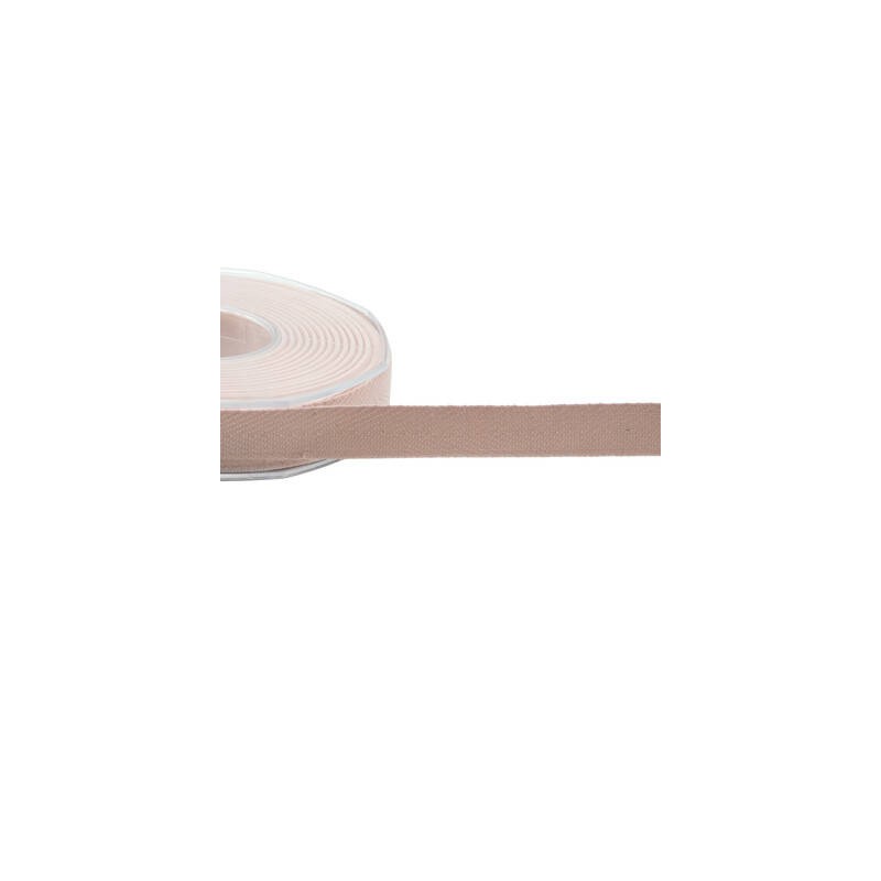 NASTRO SPIGATO COTONE mm15x15mt COL.52 ROSA CIPRIA