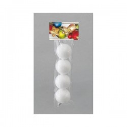 SFERE POLISTIROLO 60mm CON FILO 4pz