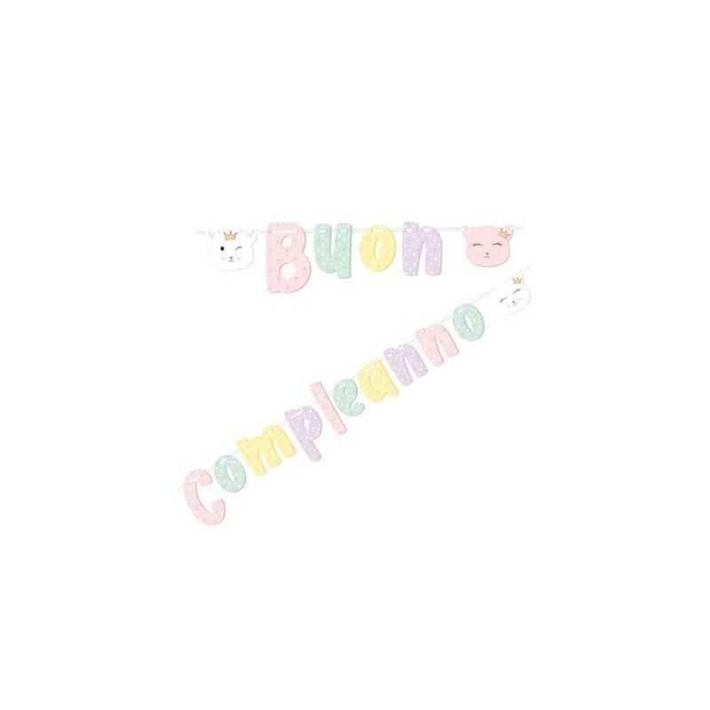 FESTONE BUON COMPLEANNO LADY KITTY 2,5mt