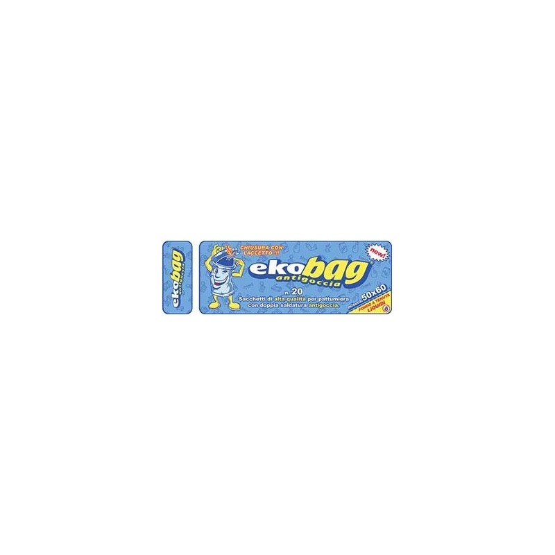 SACCHI NU NERO ROLLY 50x60cm 20pz ECO BAG