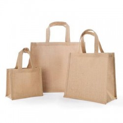 BORSA JUTA CON SOFFIETTO 22+12x19cm