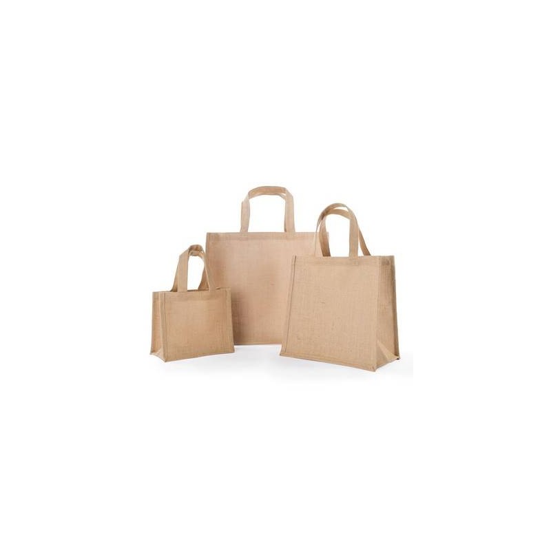 BORSA JUTA CON SOFFIETTO 22+12x19cm