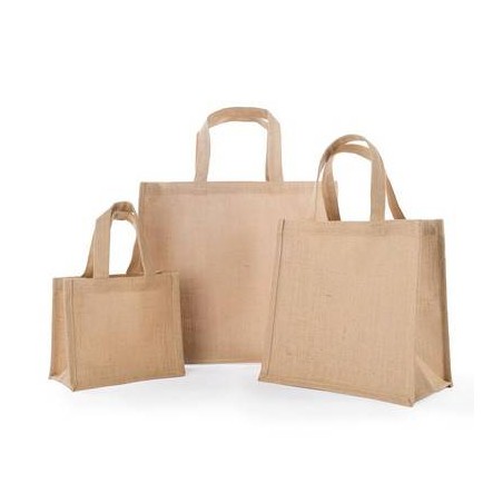 BORSA JUTA CON SOFFIETTO 22+12x19cm
