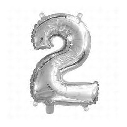 PALLONE MYLAR N°2 40cm SILVER