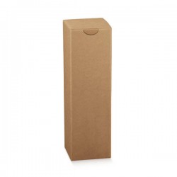 SCATOLA PETIT 1 BOTTIGLIA 5,5x5,5x24cm AVANA LISCIO 10pz