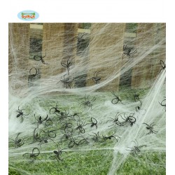 BUSTA DECORAZIONI RAGNI 50pz