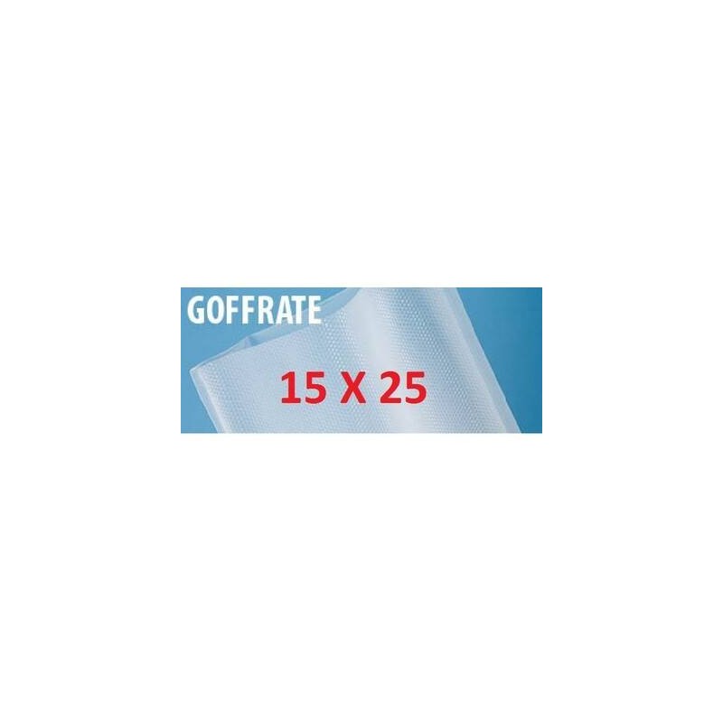 BUSTE SOTTOVUOTO GOFFRATE V9 MIS.15x25cm 100pz