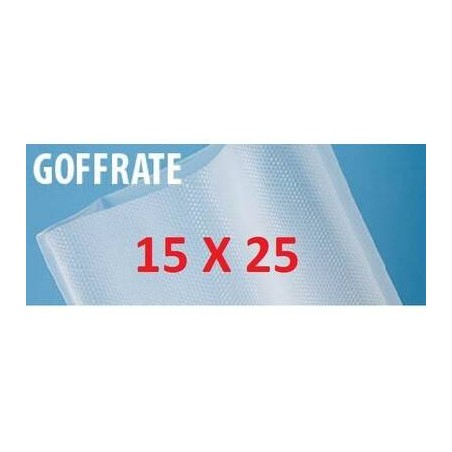 BUSTE SOTTOVUOTO GOFFRATE V9 MIS.15x25cm 100pz