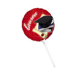 PALLONE MYLAR 9" LAUREA +ASTA