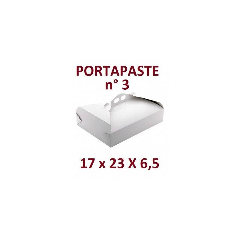 SCATOLA P.PASTE POLIT. N°3 17x23x6,5cm BIANCO RAMAGE