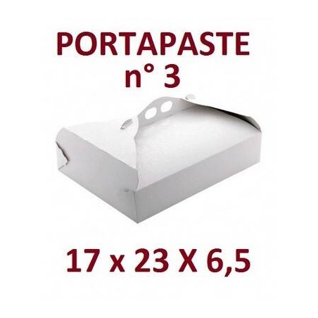 SCATOLA P.PASTE POLIT. N°3 17x23x6,5cm BIANCO RAMAGE