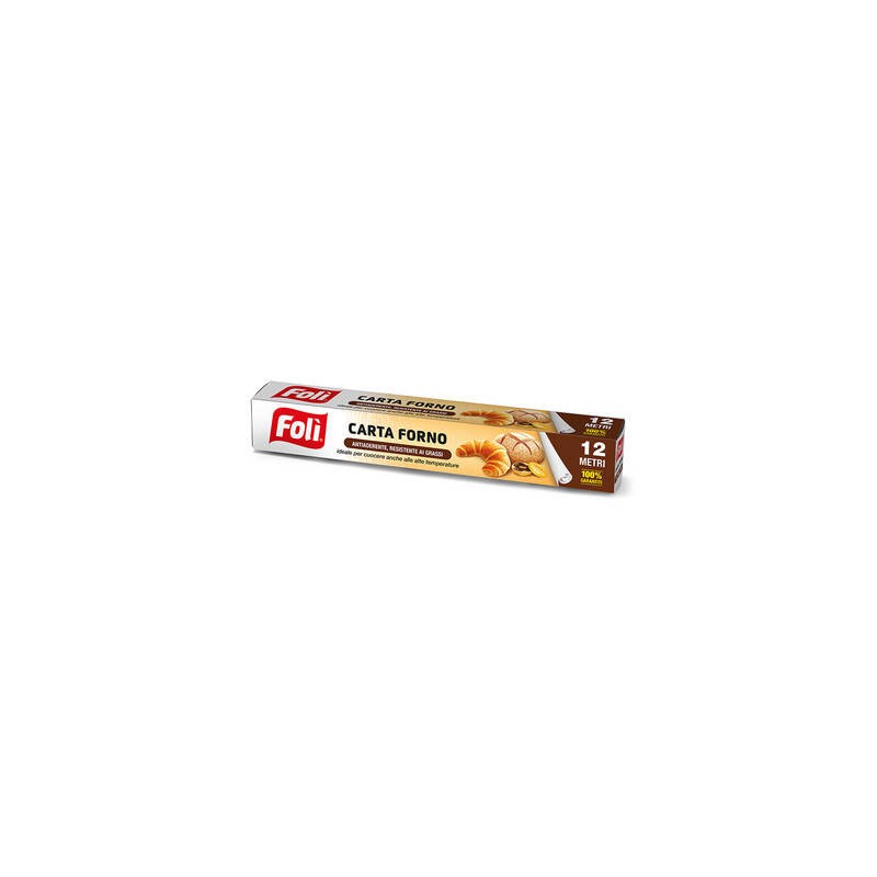 ROTOLO CARTA FORNO 12mt FOLI'