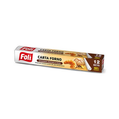 ROTOLO CARTA FORNO 12mt FOLI'