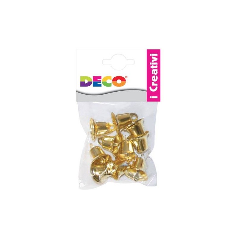 CAMPANELLE 22mm ORO IN BUSTA 10pz
