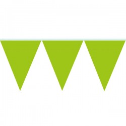 FESTONE BANDIERINE PVC 10mt VERDE PISTACCHIO GIVI