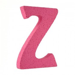 LETTERA POLISTIROLO PASTELLO mm120x90 Z FUCSIA