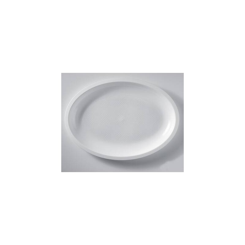 PIATTI OVALI PP PIANI GRANDI BIANCHI 31,5cm 25pz