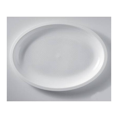 PIATTI OVALI PP PIANI GRANDI BIANCHI 31,5cm 25pz