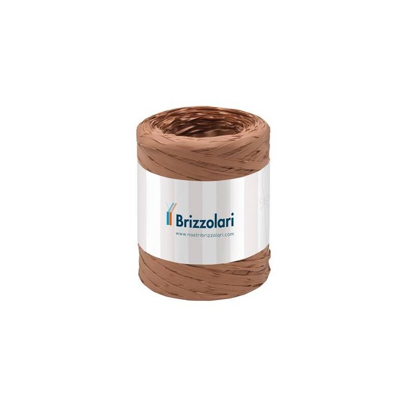 RAPHIA SINT. ROCCHETTO 200mt 32-MARRONE CHIARO