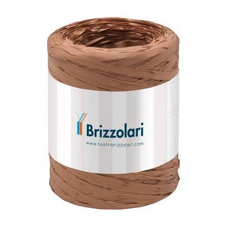 RAPHIA SINT. ROCCHETTO 200mt 32-MARRONE CHIARO