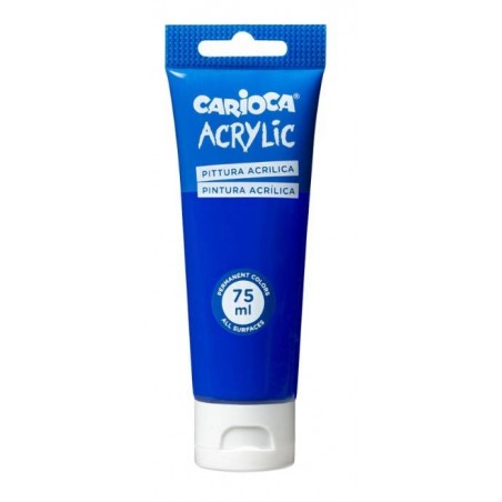 TEMPERA ACRILICA CARIOCA 75ml BLU PRIMARIO