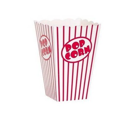 BOX POPCORN RIGHE ROSSE10pz