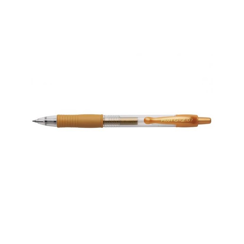 PENNA PILOT G2 0.7 METAL ORO