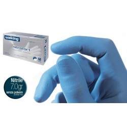 GUANTI NITRILE NITROFORT 7.2 WALKING 100pz L