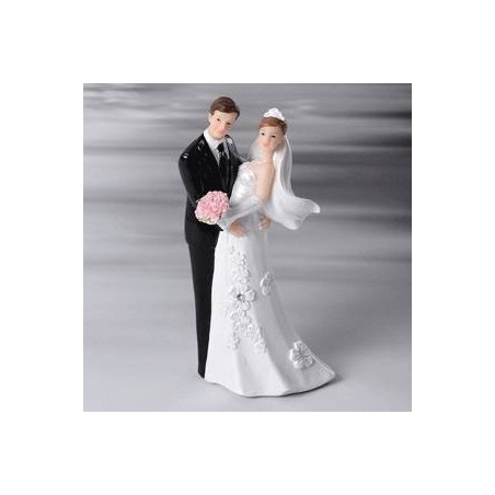 CAKE TOPPER SPOSI CLASSICI C/BOUQUET ART.28497