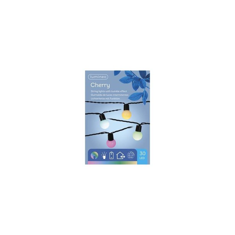 LUCI CHERRY 30LED DA ESTERNO 2,9mt