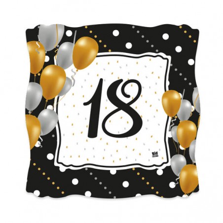 PIATTI DESSERT QUADRATI 19x19 PRESTIGE 18 ANNI