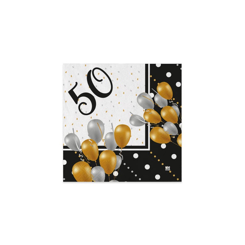 TOVAGLIOLI 25x25 PRESTIGE 50 ANNI 20pz