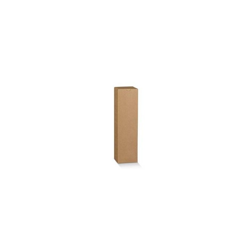 SCATOLA 1 BOTTIGLIA SICURA 10x10x38cm AVANA 10pz