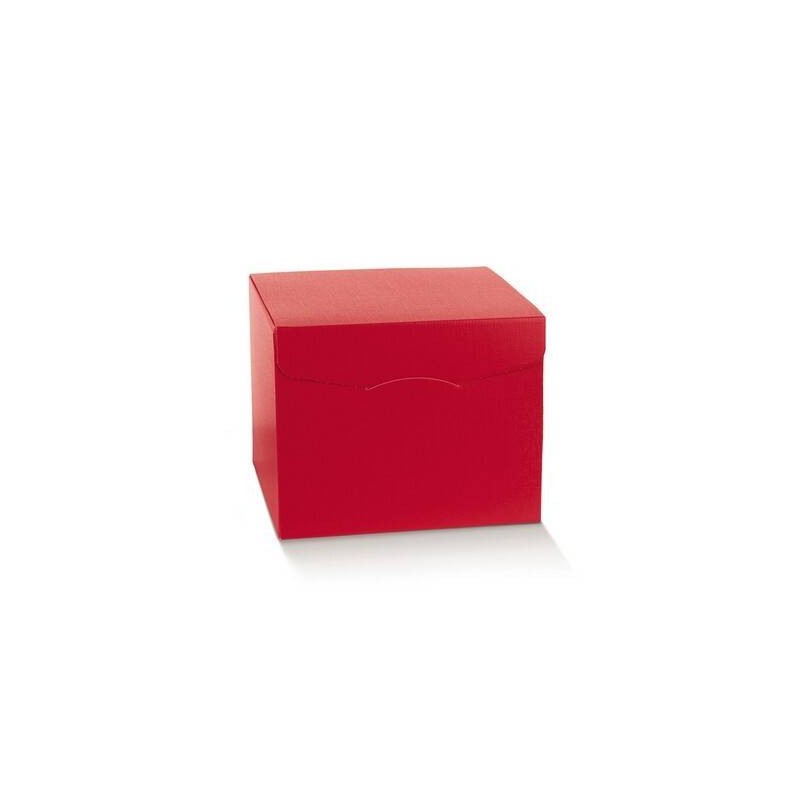 SCATOLA SEGRETO 39x27x23,5cm FIBRA ROSSO