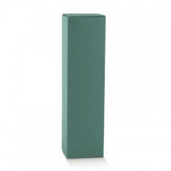 SCATOLA 1 BOTTIGLIA 9x9x34cm FIBRA VERDE