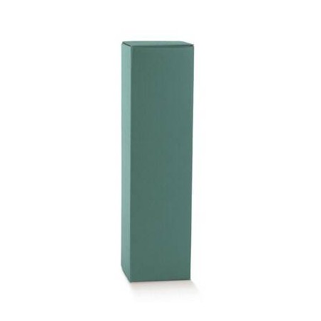 SCATOLA 1 BOTTIGLIA 9x9x34cm FIBRA VERDE
