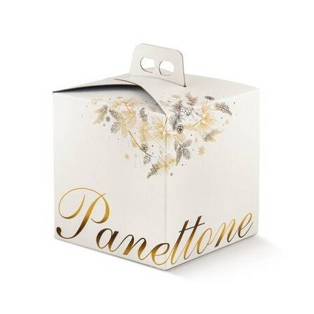 SCATOLA PANETTONE 24,5x24,5x19cm DOLCE IDEA ORO