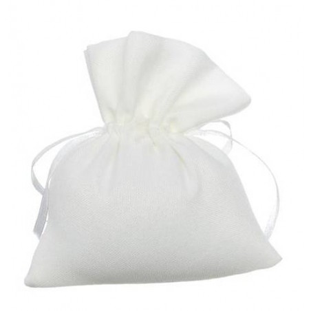 SACCHETTO COTONE BIANCO H.11cm ACZ286 12pz