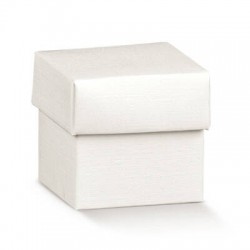 SCATOLA F/COPERCHIO 9,5x6,5x4cm FIBRA BIANCO 10pz