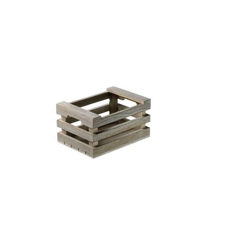 CASSETTA FRUIT LEGNO BIANCO 17x12x9cm