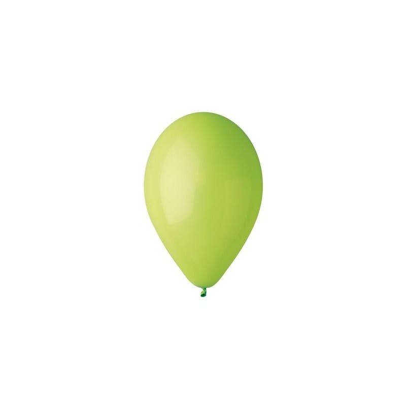 PALLONCINI LATTICE MEDIUM 10 26cm 100pz VERDE CHIARO