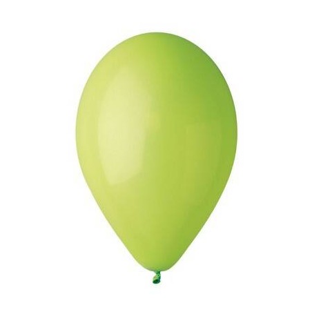 PALLONCINI LATTICE MEDIUM 10 26cm 100pz VERDE CHIARO