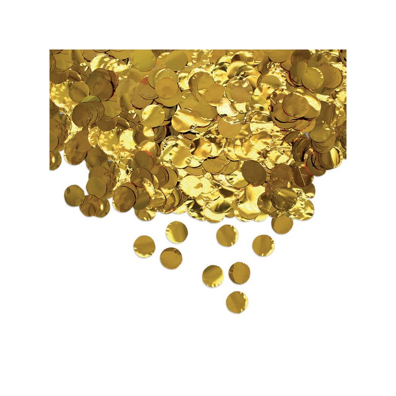 CORIANDOLI IN FOIL ø2cm 50gr ORO METAL