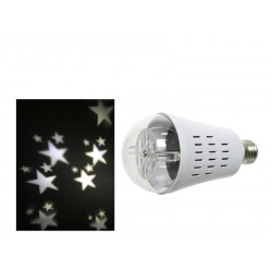 LAMPADA PROIETTORE STELLE 7,5x14,5cm BIANCO CALDO