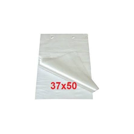 FOGLI HDPE CARTENE A STRAPPO 37x50cm 450 GRAMMI