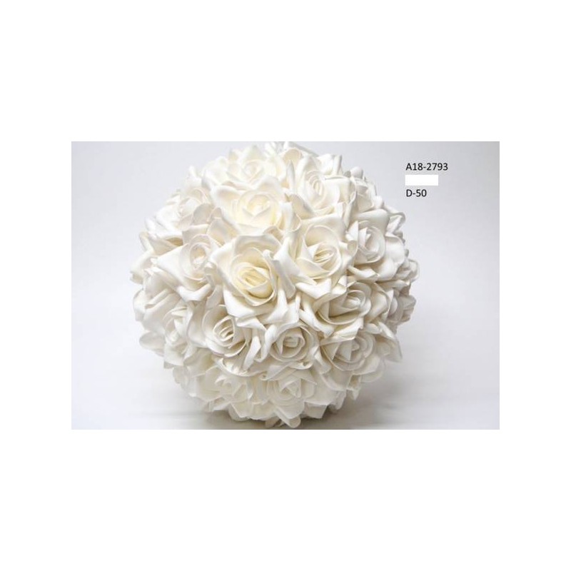 SFERA FIORI BIANCHI ø50 A18-2793