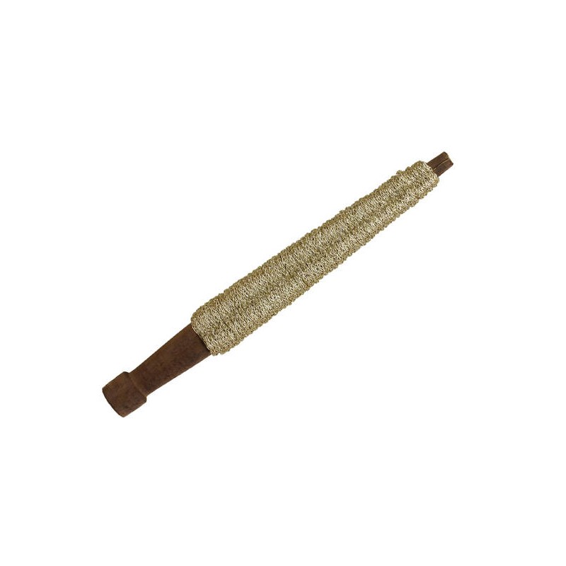 SPOLETTA LEGNO CORDINO METAL ORO 5mt